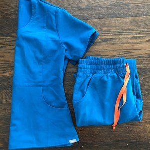 FIGS Scrubs - Alps Blue scrubs set - Female